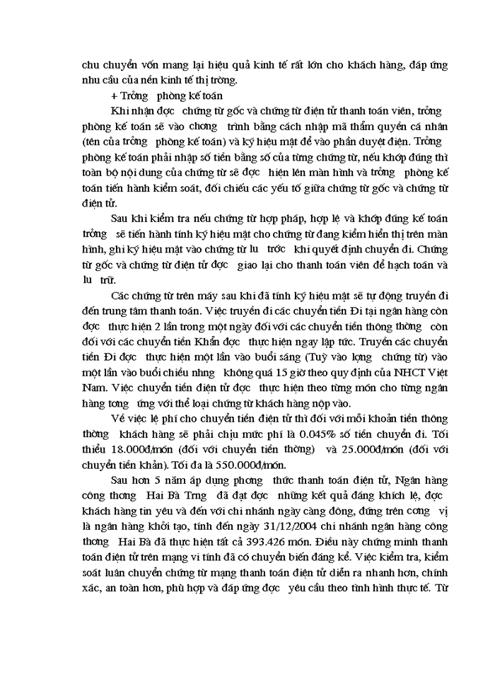 image for page Một số Giải pháp nhằm nâng cao chất lượng công tác thanh toán Điện tử tại Ngân hàng Công thương Hai Bà Trưng