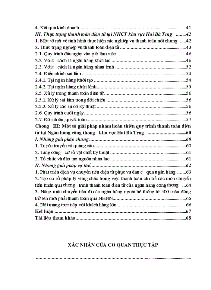 image for page Một số Giải pháp nhằm nâng cao chất lượng công tác thanh toán Điện tử tại Ngân hàng Công thương Hai Bà Trưng