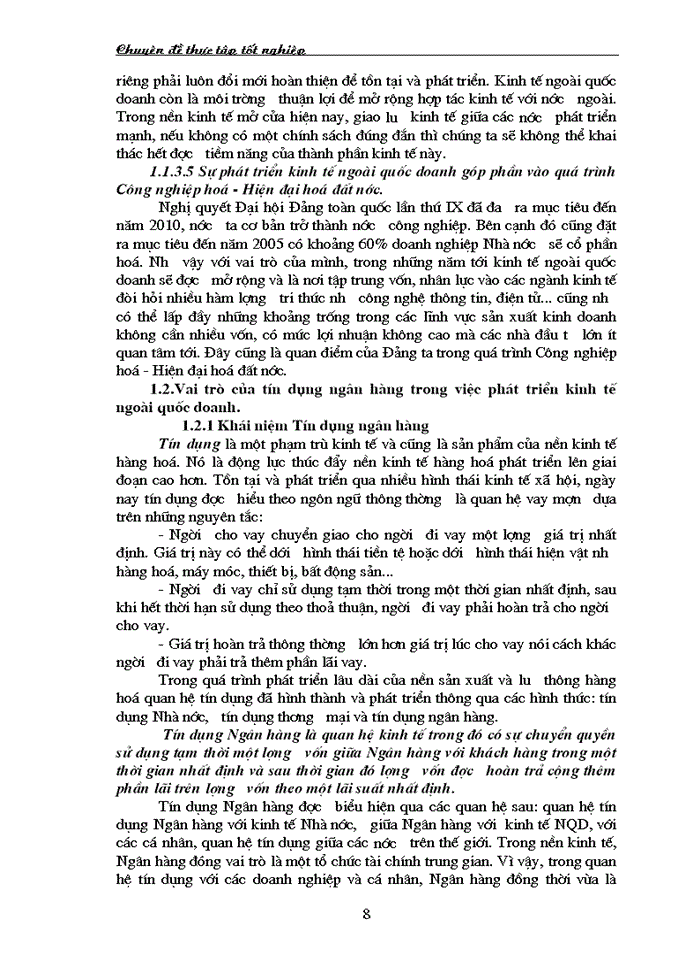 image for page Giải pháp nâng cao chất lượng tín dụng đối với kinh tế ngoài quốc doanh tại Sở giao dịch I- Ngân hàng Đầu tư và Phát triển Việt Nam