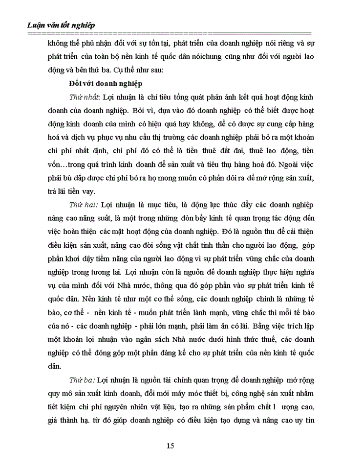 image for page Lợi nhuận và các Giải pháp góp phần tăng lợi nhuận tại Công ty cổ phần phát triển công nghệ Nông thôn