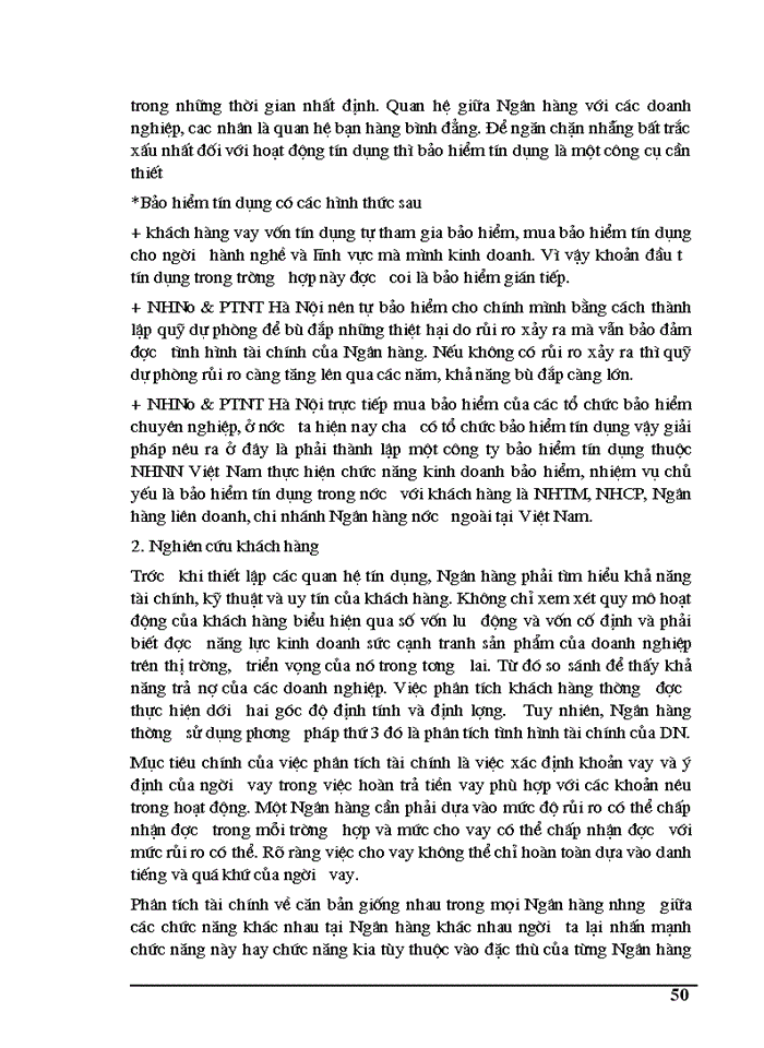 image for page Thực trạng tín dụng và rủi ro tín dụng tại Ngân hàng Nông nghiệp và Phát triển Nông thôn Hà Nội