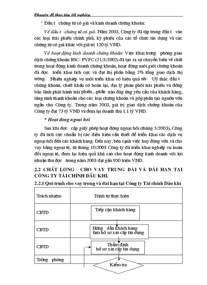 image for page Nâng cao chất lượng cho vay trung và dài hạn tại Công ty Tài chính Dầu khí