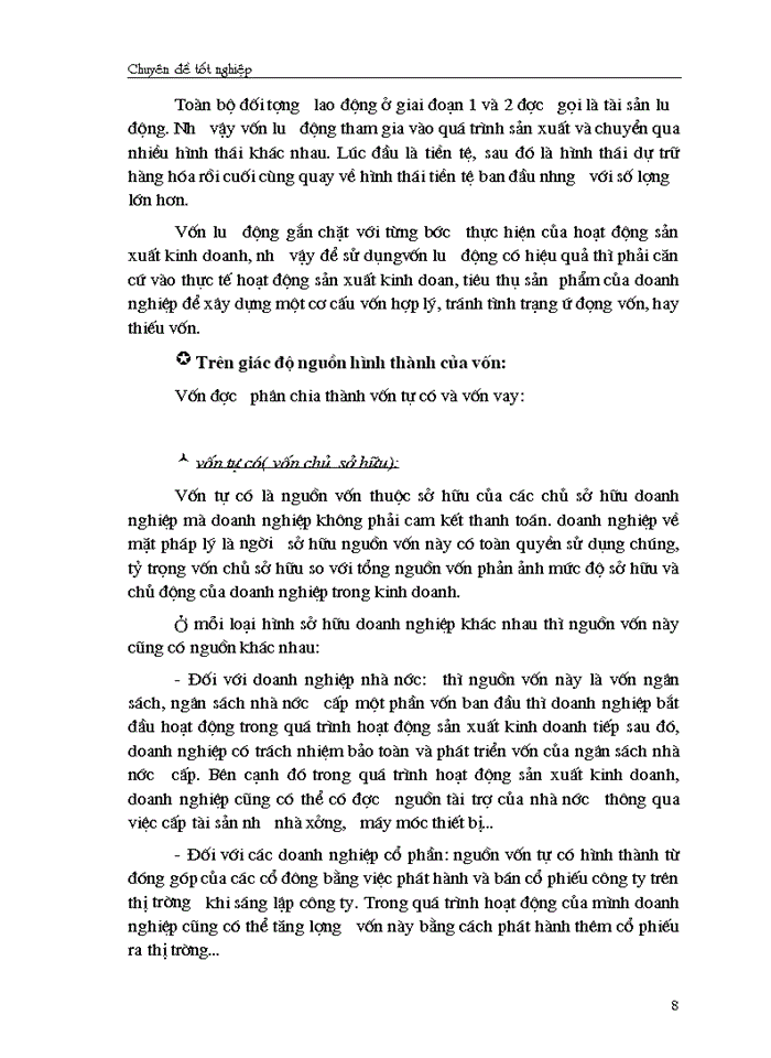 image for page Giải pháp chủ yếu tạo lập vốn cho hoạt động Sản xuất Kinh doanh ở Công ty cổ phần May Thăng Long