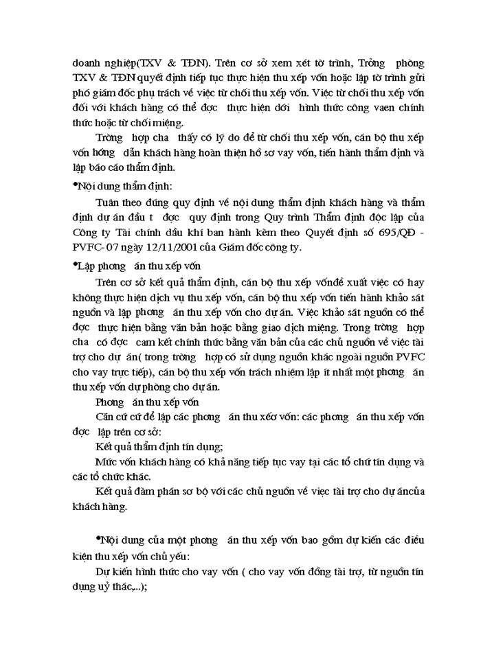 image for page Những biện pháp cần được áp dụng nhằm nâng cao hiệu quả thu xếp và huy động vốn tại Công ty tài chính Dầu khí