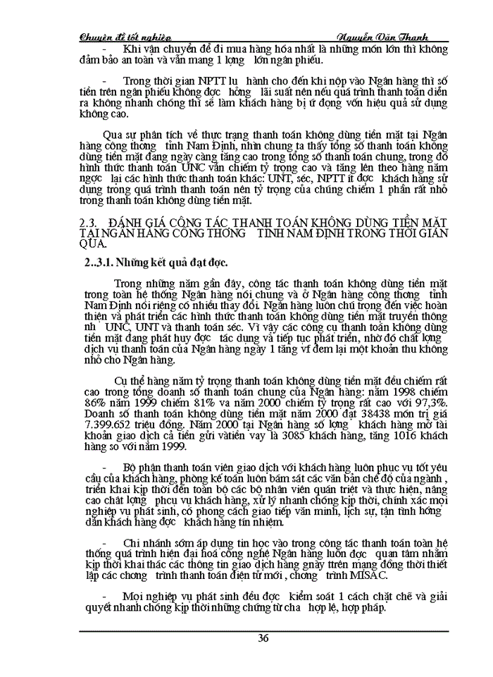 image for page Thanh toán không dùng tiền mặt tại Ngân hàng Công thương tỉnh Nam Định Thức trạng và Giải pháp