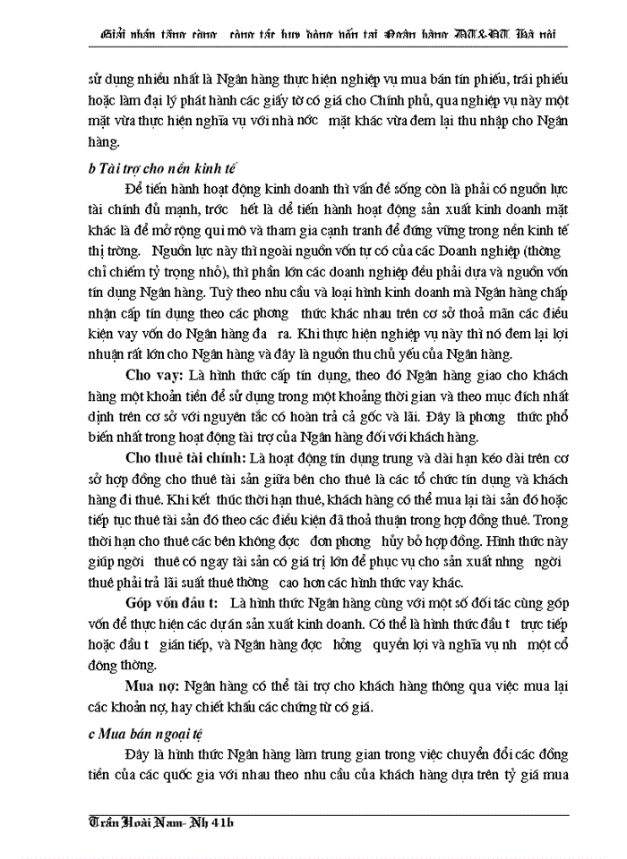 image for page Giải pháp tăng cường công tác huy động vốn tại Ngân hàng Đầu tư và Phát triển thành phố Hà Nội