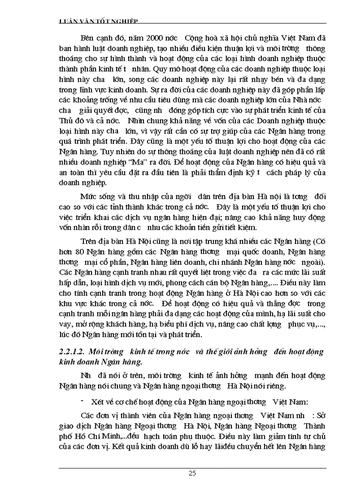 image for page Giải pháp nâng cao chất lượng tín dụng tại Ngân hàng Ngoại thương Hà Nội