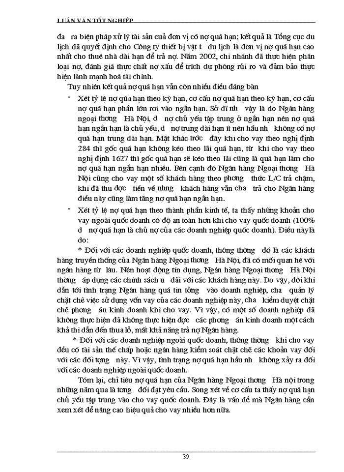 image for page Giải pháp nâng cao chất lượng tín dụng tại Ngân hàng Ngoại thương Hà Nội