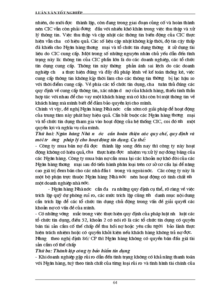 image for page Giải pháp nâng cao chất lượng tín dụng tại Ngân hàng Ngoại thương Hà Nội