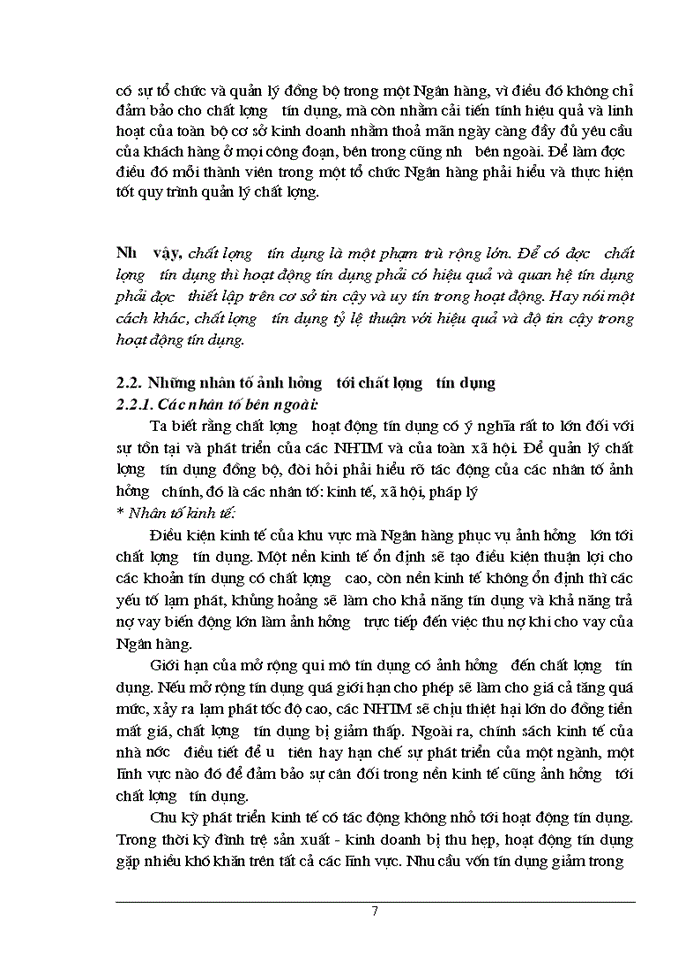 image for page Chất lượng tín dụng Ngân hàng hiện trạng và Giải pháp nâng cao chất lượng tín dụng tại Ngân hàng Thương mại Cổ phần EximbaNhập khẩu Hà Nội