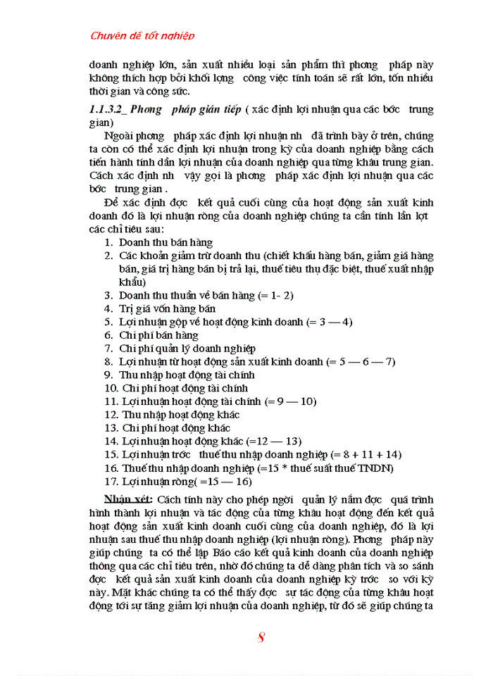 image for page Lợi nhuận và Giải pháp gia tăng lợi nhuận tại Công ty Xây lắp Phát triển nhà số 1