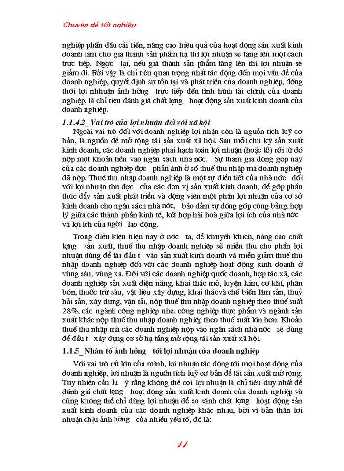 image for page Lợi nhuận và Giải pháp gia tăng lợi nhuận tại Công ty Xây lắp Phát triển nhà số 1