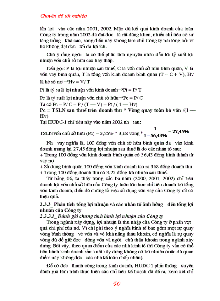 image for page Lợi nhuận và Giải pháp gia tăng lợi nhuận tại Công ty Xây lắp Phát triển nhà số 1