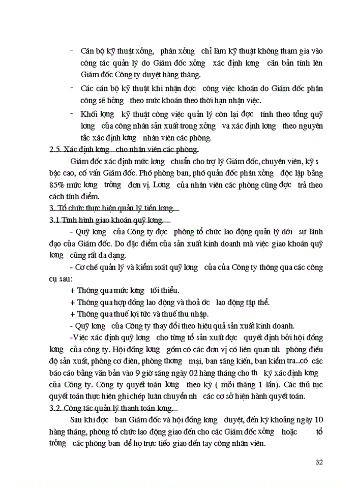 image for page Một số biện pháp nhằm tăng cường công tác quản lý tiền lương tại Công ty Cơ Khí Hà Nội