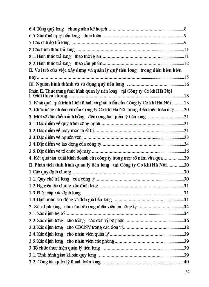 image for page Một số biện pháp nhằm tăng cường công tác quản lý tiền lương tại Công ty Cơ Khí Hà Nội
