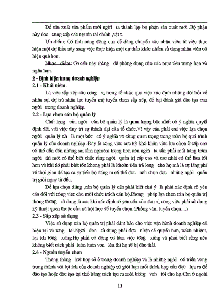 image for page Phân tích thực trạng tổ chức Bộ máy quản lý ở Công ty cổ phần dệt 10-10