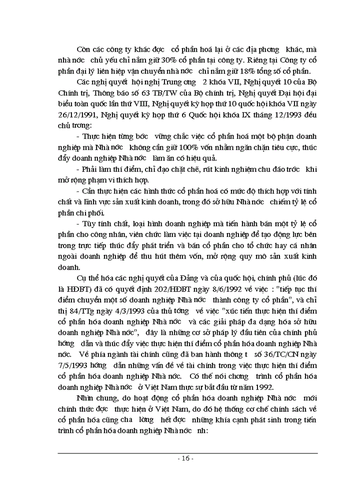 image for page Cổ phần hóa doanh nghiệp nhà nước trên địa bàn Hà Nội
