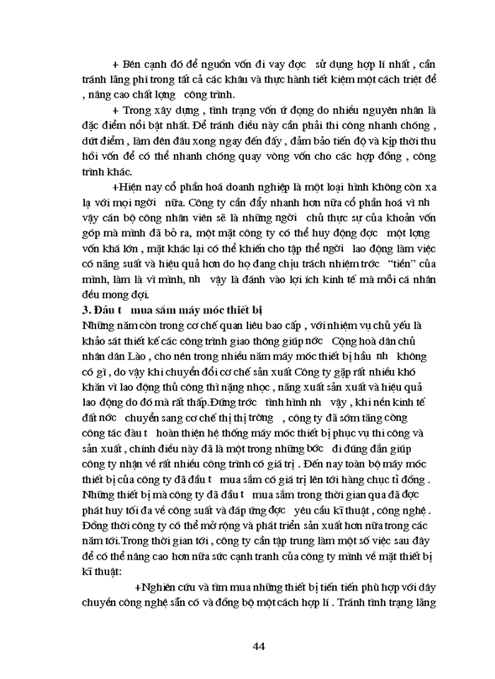 image for page Thực trạng và Giải pháp nhằm nâng cao sức cạnh tranh trong đấu thầu ở Công ty Xây dựng công trình giao thông 873