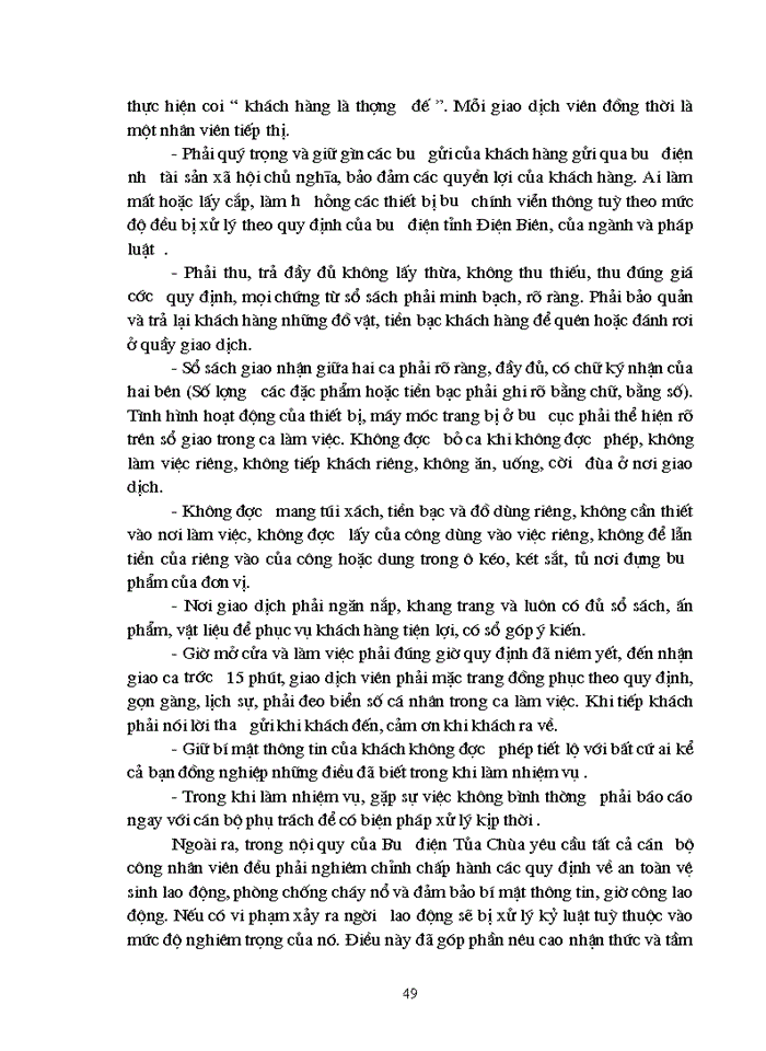 image for page Các biện pháp hoàn thiện công tác tổ chức lao động tại Bưu Điện huyện Tủa chùa