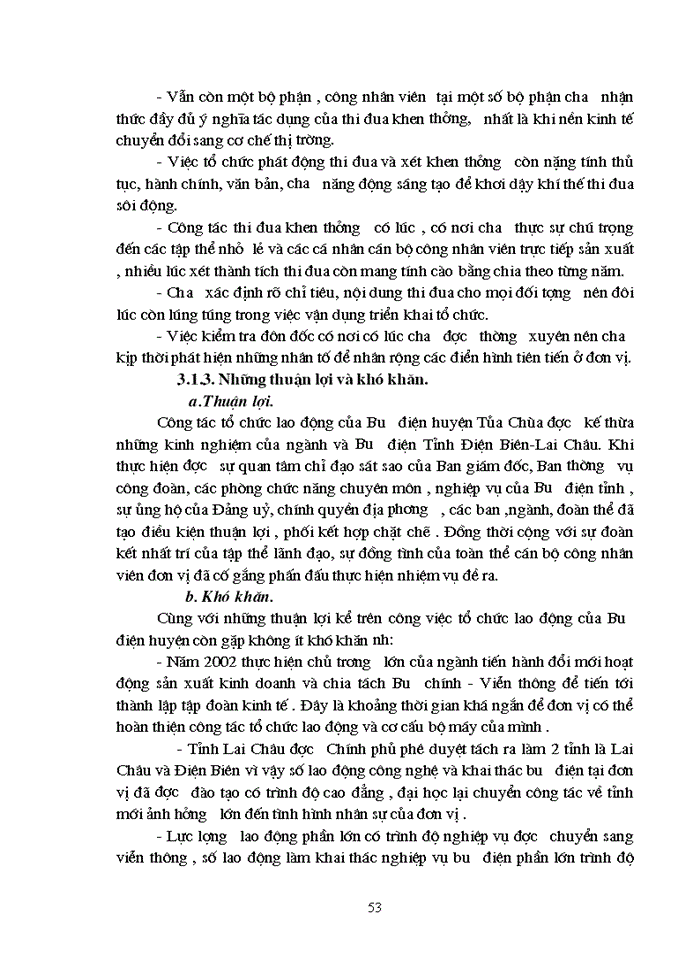image for page Các biện pháp hoàn thiện công tác tổ chức lao động tại Bưu Điện huyện Tủa chùa