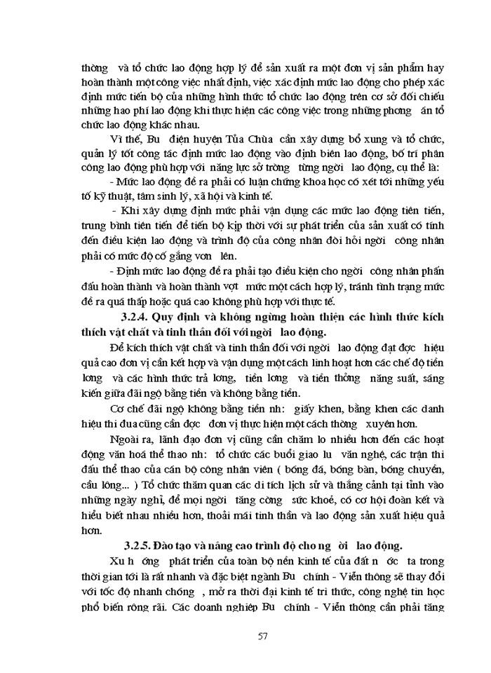 image for page Các biện pháp hoàn thiện công tác tổ chức lao động tại Bưu Điện huyện Tủa chùa