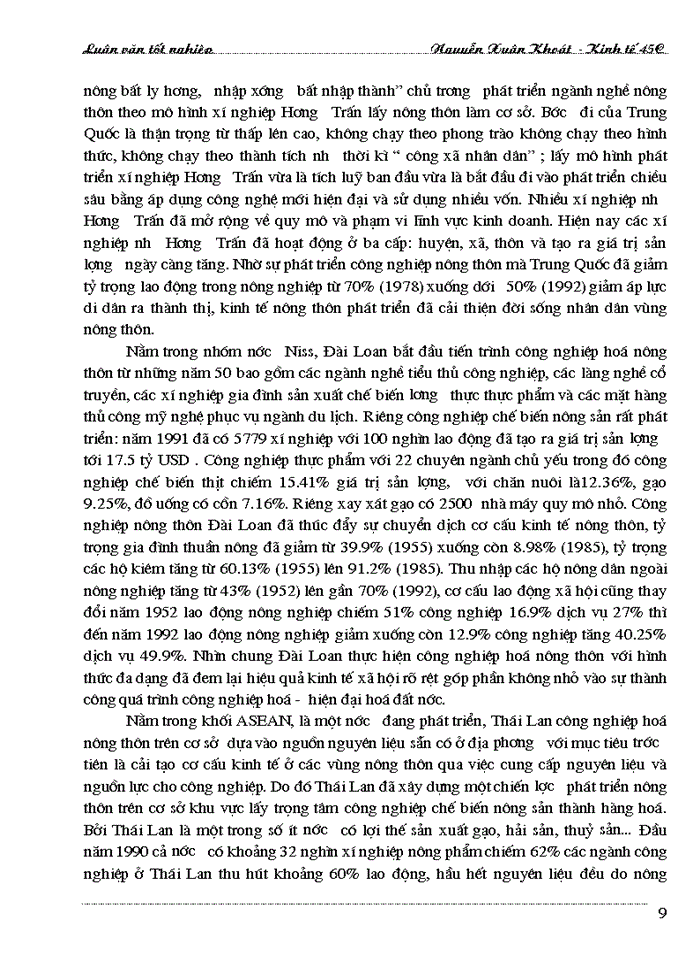 image for page Một số Giải pháp cho sự phát triển của các ngành nghề trong hộ nông dân trên địa bàn xã Liêm Chính- Thị xã Phủ Lý-tỉnh Hà Nam trong thời gian ba năm qua 2001- 2003