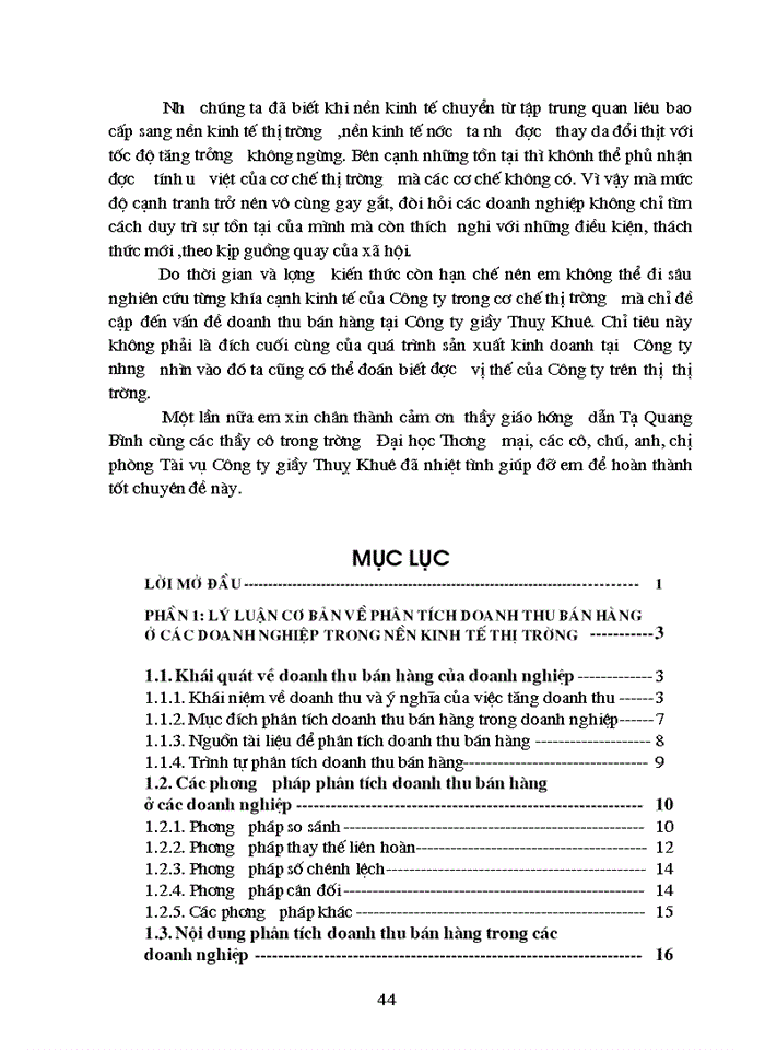 image for page Phân tích tình hình thực hiện doanh thu bán hàng tại Công ty giầy Thuỵ Khuê