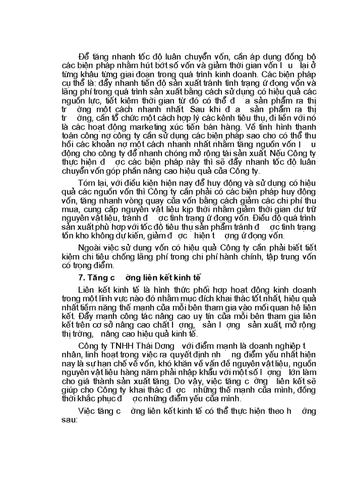 image for page Một số biện pháp chủ yếu nhằm nâng cao hiệu quả Sản xuất Kinh doanh ở Công ty Trách nhiệm Hữu hạn Thái Dương
