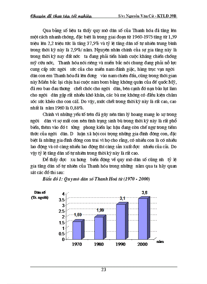 image for page Sự ảnh hưởng của trình độ học vấn đến mức sinh ở tỉnh Thanh Hoá