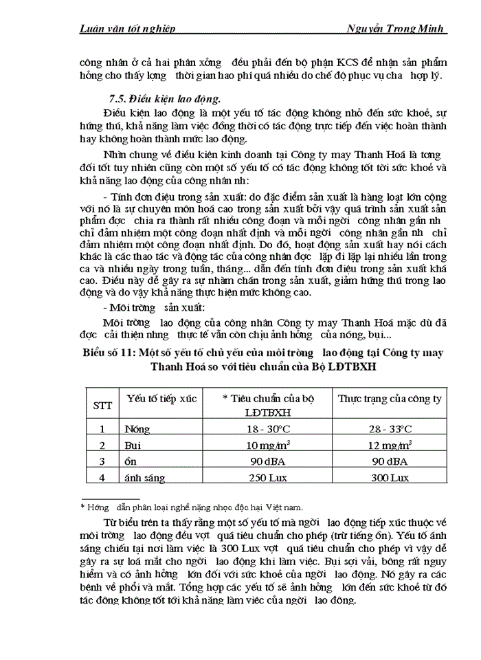 image for page Hoàn thiện công tác định mức kỹ thuật lao động tại Công ty may Thanh Hoá