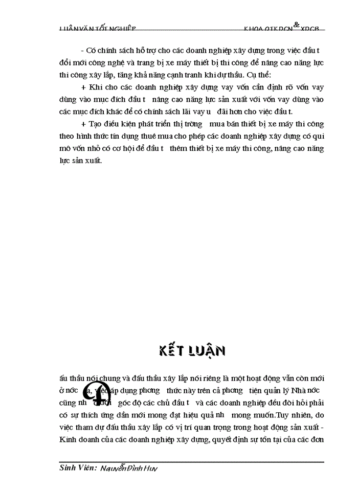 image for page Một số Giải pháp nhằm tăng khả năng cạnh tranh trong dự thầu Xây dựng ở Công ty Xây dựng vàTrang trí nội thất Bạch Đằng