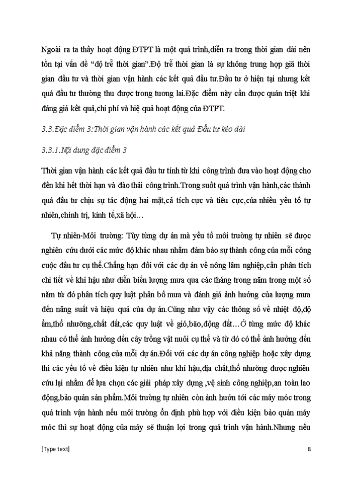 image for page Trình bày nội dung sự quán triệt các đặc điểm của đầu tư phát triển trong quản lý hoạt động đầu tư