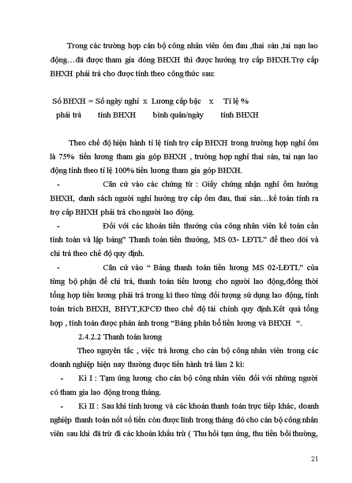 image for page Thực trạng Kế toán tiền lương và các khoản trích theo lương tại Công ty Cổ phần Thăng Long