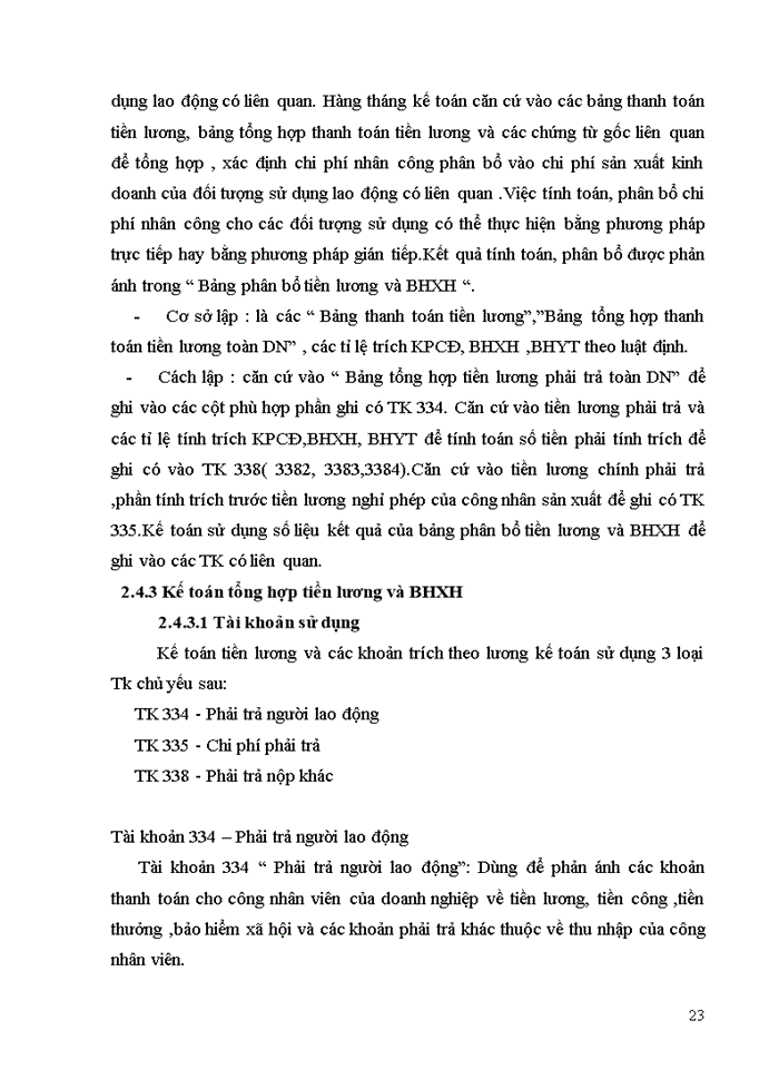 image for page Thực trạng Kế toán tiền lương và các khoản trích theo lương tại Công ty Cổ phần Thăng Long