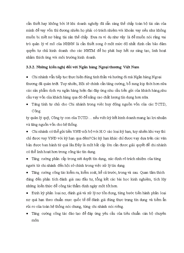 image for page Giải pháp nâng cao chất lượng tín dụng tại Ngân hàng Ngoại thương Hà Nội