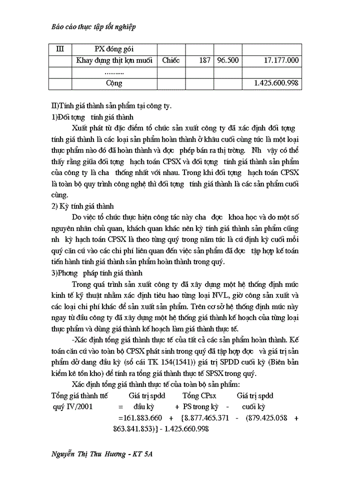 image for page Báo cáo thực tập tốt nghiệp Công ty Trách nhiệm Hữu hạn thực phẩm Linh Anh