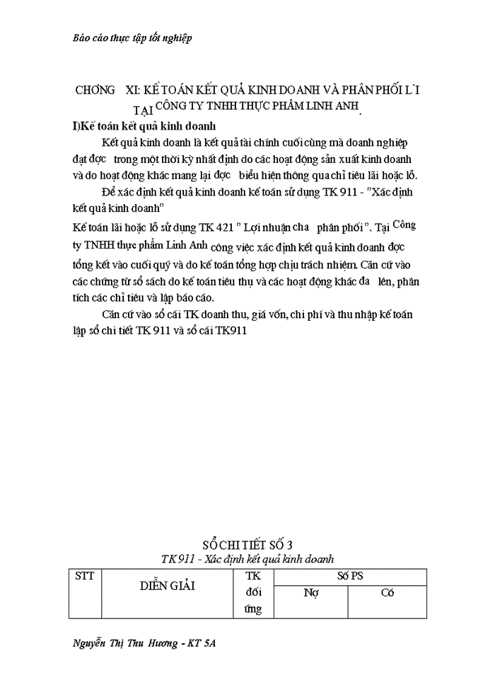 image for page Báo cáo thực tập tốt nghiệp Công ty Trách nhiệm Hữu hạn thực phẩm Linh Anh
