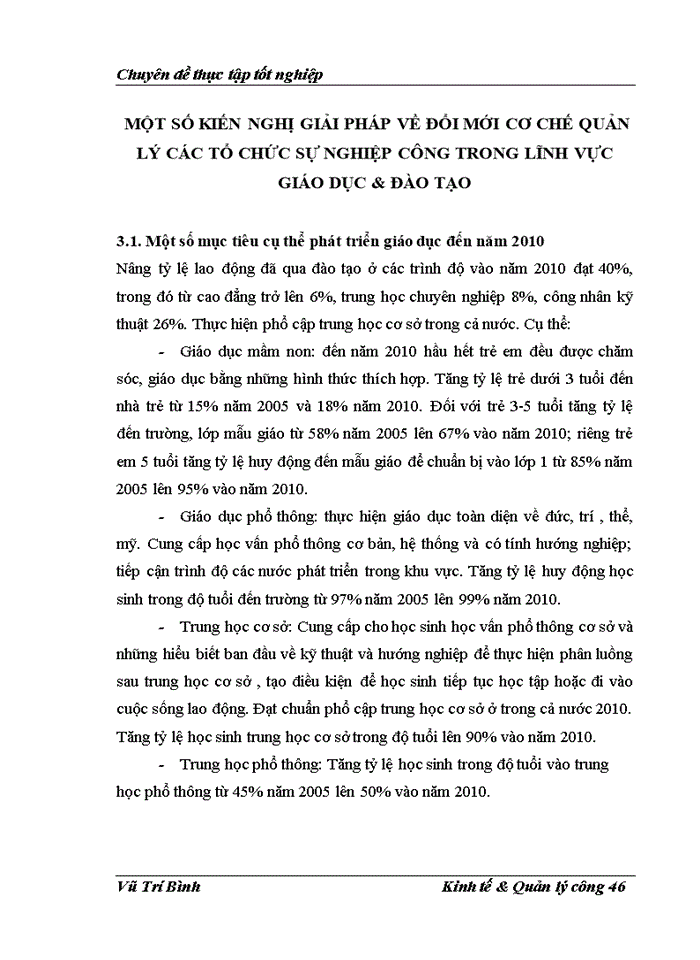 image for page Đổi mới cơ chế quản lý các tổ chức sự nghiệp công trong lĩnh vực giáo dục và đào tạo