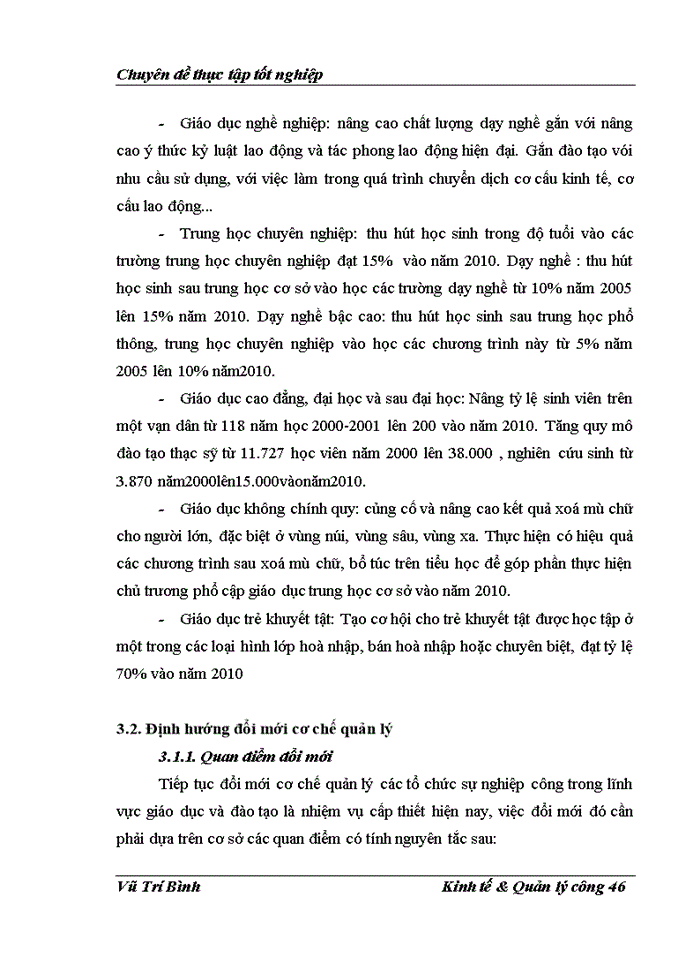 image for page Đổi mới cơ chế quản lý các tổ chức sự nghiệp công trong lĩnh vực giáo dục và đào tạo