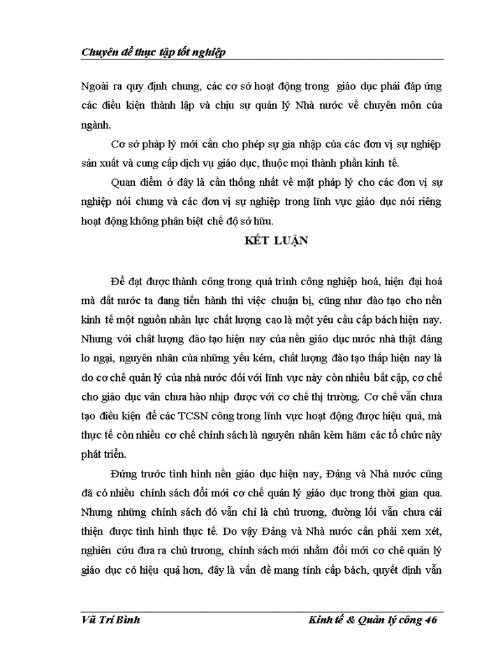 image for page Đổi mới cơ chế quản lý các tổ chức sự nghiệp công trong lĩnh vực giáo dục và đào tạo