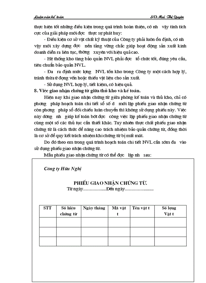 image for page THS Hoàn thiện Kế toán Nguyên vật liệu ở Công ty Trách nhiệm Hữu hạn Hữu Nghị