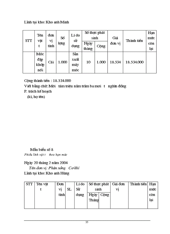 image for page Hoàn thiện công tác Kế toán Nguyên vật liệu Công cụ dụng cụ tại Công ty Trách nhiệm Hữu hạn nhà nước một thành viên Cơ Khí Quang Trung