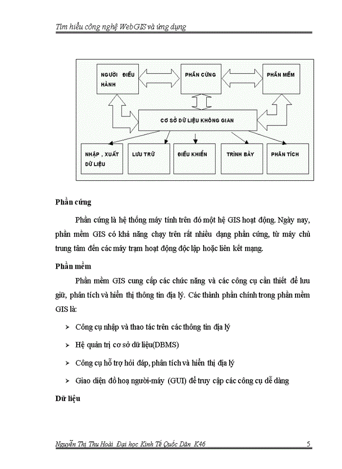 Tìm hiểu công nghệ WebGIS và ứng dụng