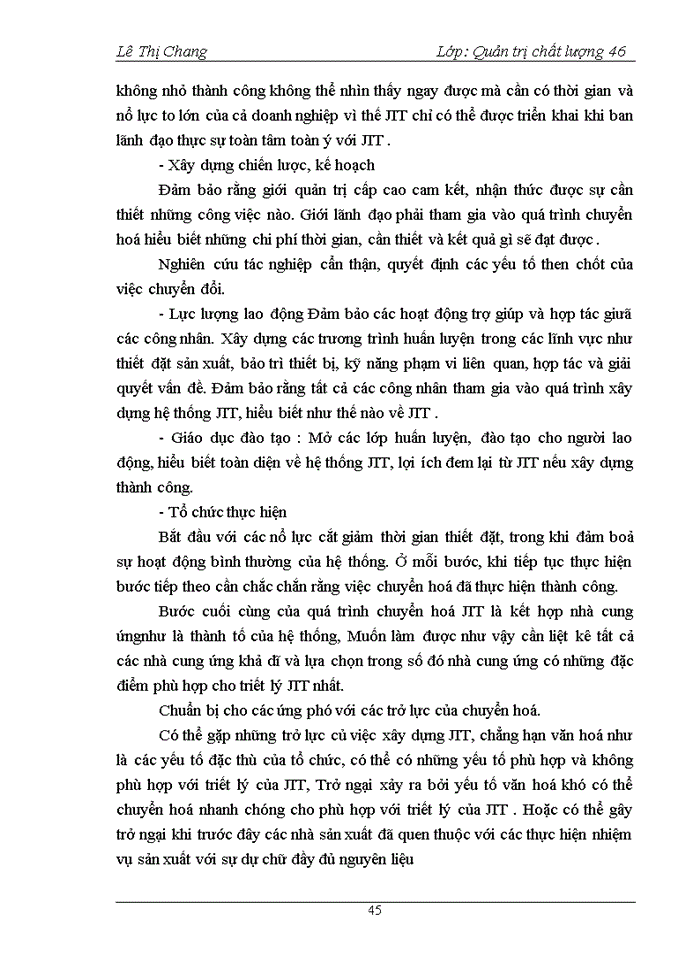 image for page Điều kiện khả năng áp dụng hệ thống JIT just in time trong các doanh nghiệp sản xuất và lắp ráp Ô tô Việt Nam