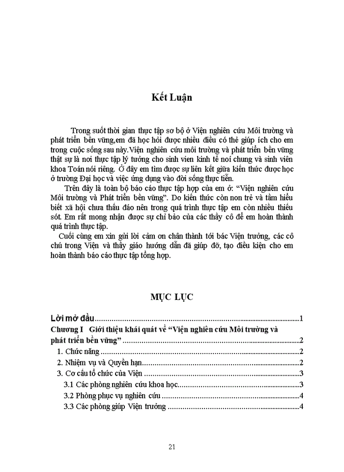 image for page Tại Viện nghiên cứu Môi trường và phát triển bền vững