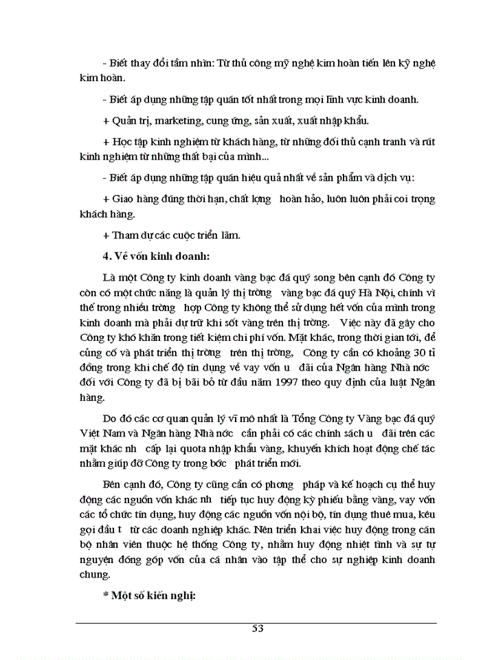 image for page Phân tích tình hình doanh thu bán hàng và các biện pháp không ngừng tăng doanh thu bán hàng ở Công ty Vàng Bạc Đá Quý Hà Nội