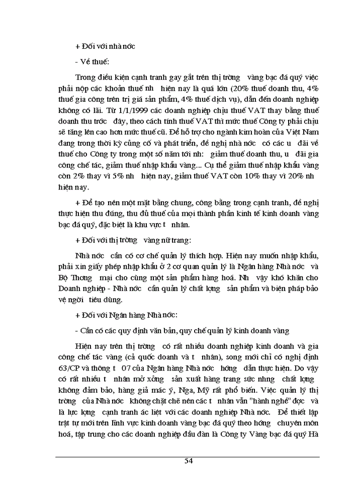 image for page Phân tích tình hình doanh thu bán hàng và các biện pháp không ngừng tăng doanh thu bán hàng ở Công ty Vàng Bạc Đá Quý Hà Nội