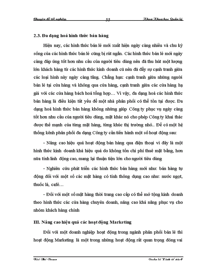 image for page Một số biện pháp nâng cao hiệu quả hoạt động bán lẻ tại Công ty Cổ phần Tập đoàn Phú Thái
