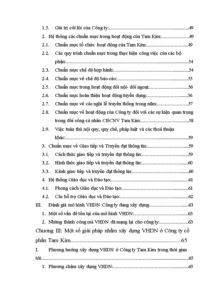 image for page Một số Giải pháp nhằm Xây dựng văn hóa Doanh nghiệp ở Công ty Cổ phần Tam Kim
