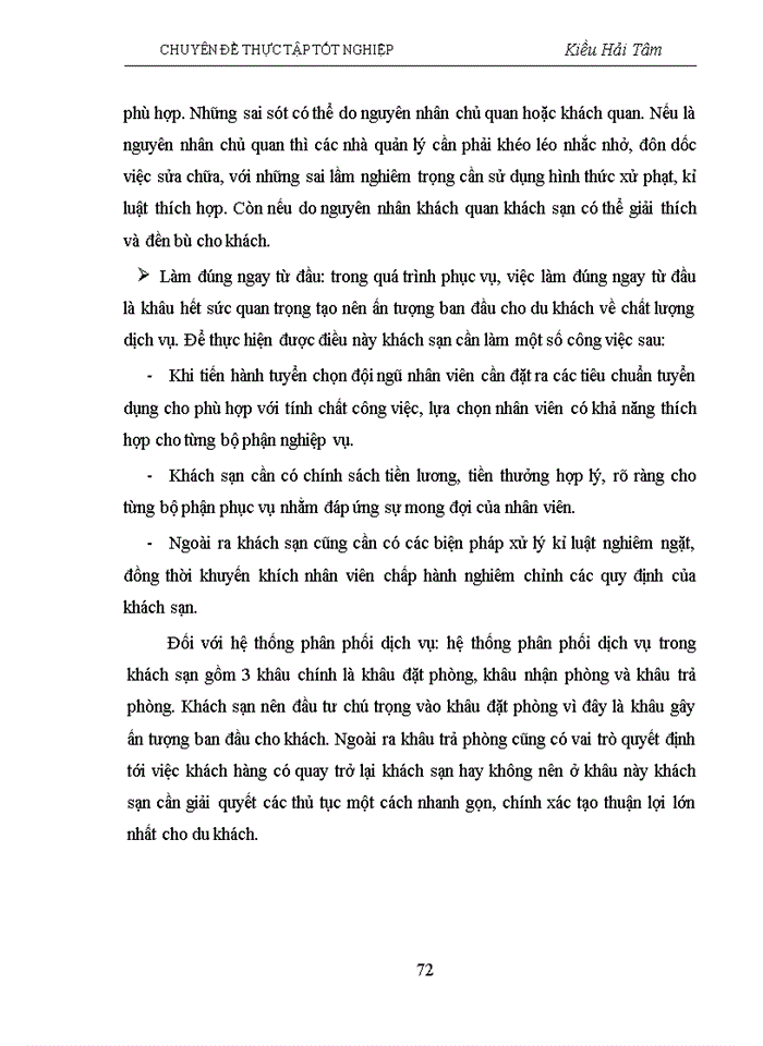 image for page Một số Giải pháp về quản lý chất lượng dịch vụ tại khách sạn thắng lợi